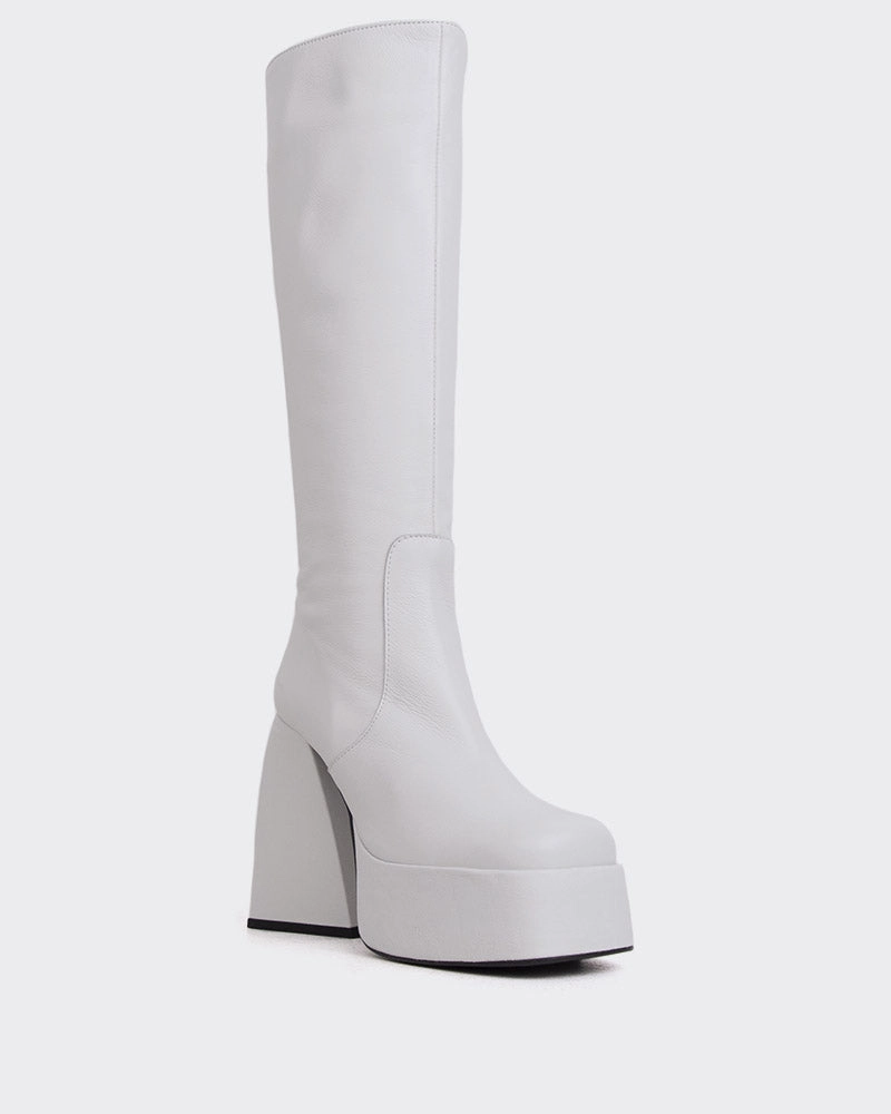 Freaky White Leather