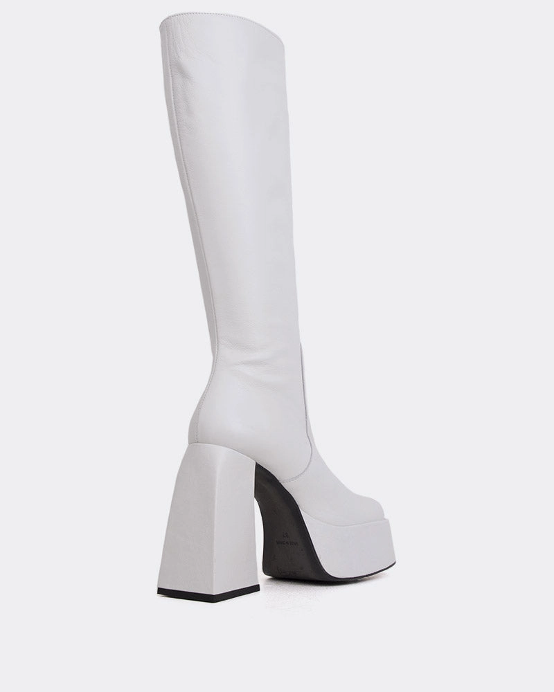 Freaky White Leather