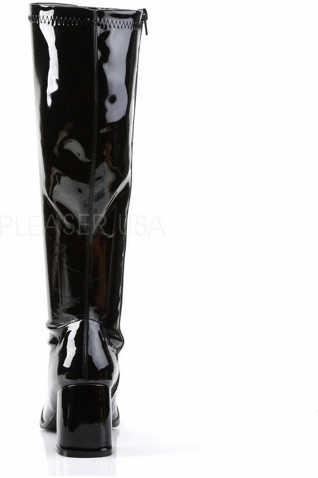 GOGO-300WC Go Go Boot | Black Patent
