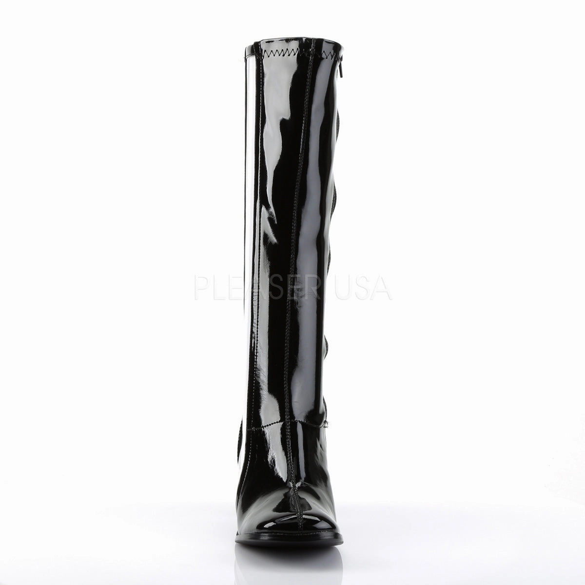 GOGO-303  Black Str Patent-Clear Tpu