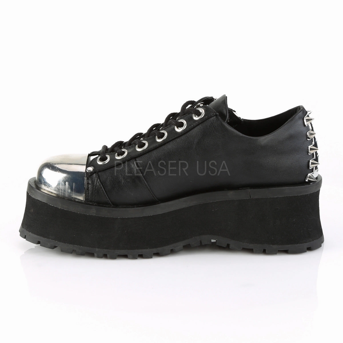 GRAVEDIGGER-04  Black Vegan Leather