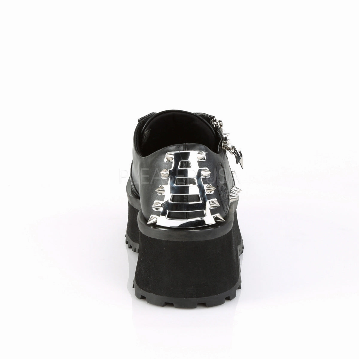GRAVEDIGGER-04  Black Vegan Leather