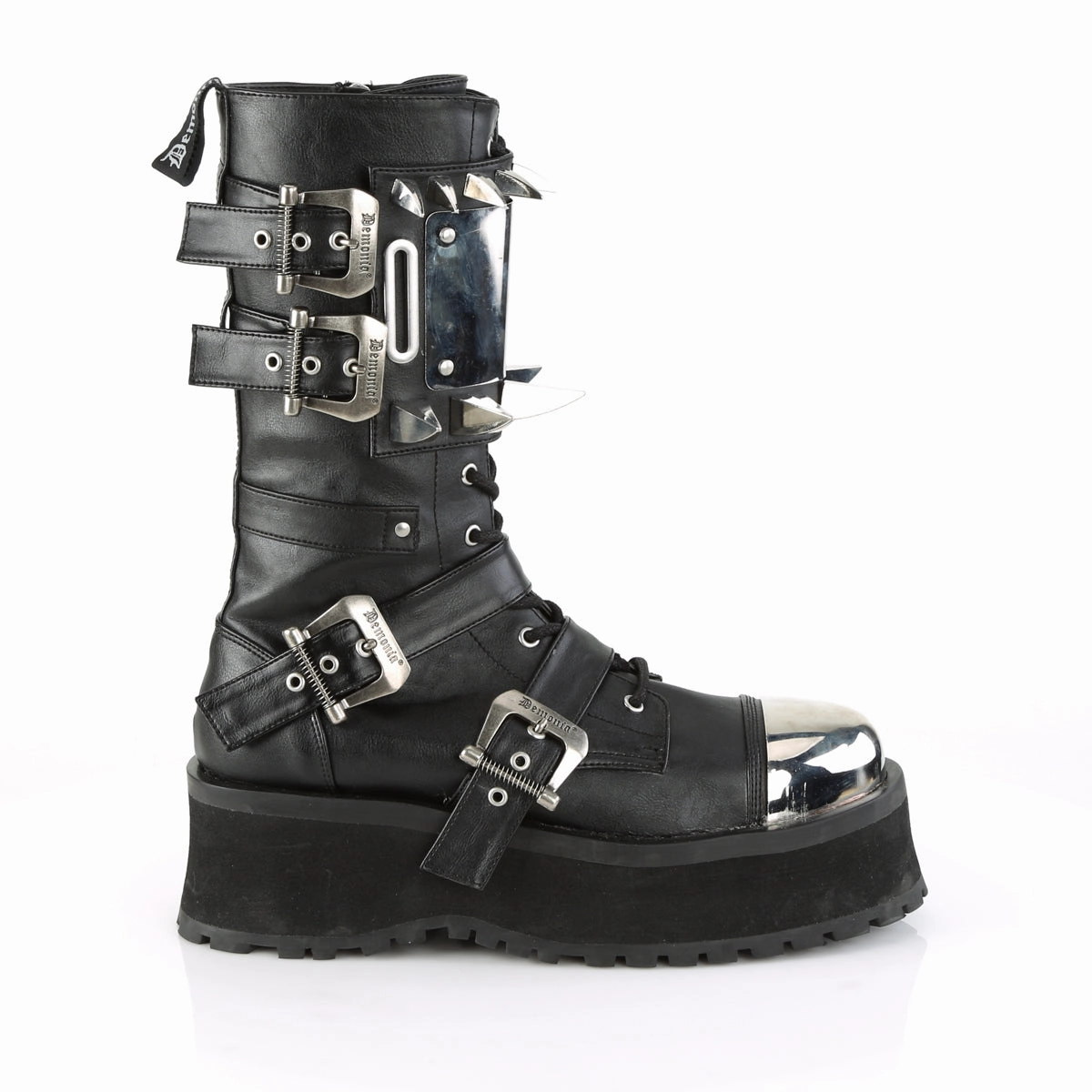 GRAVEDIGGER-250  Black Vegan Leather
