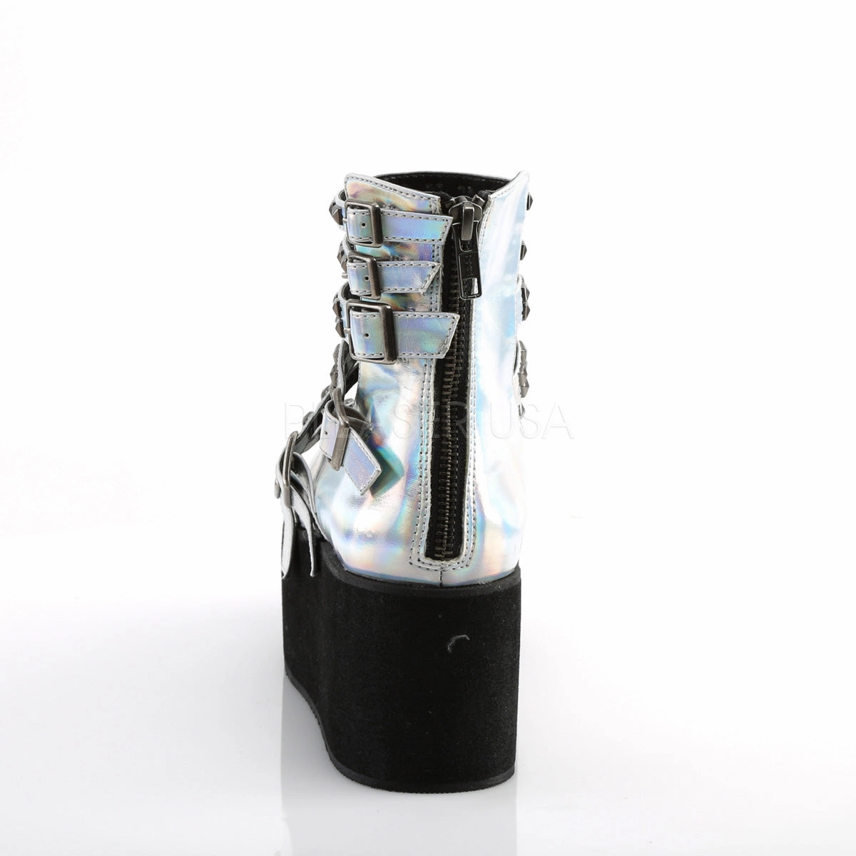 GRIP-31  Silver Hologram Vegan Leather