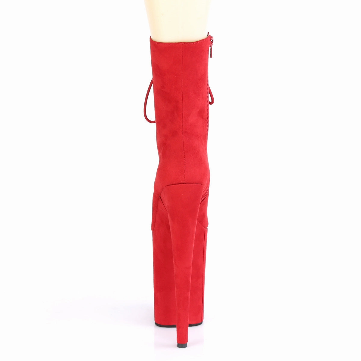 INFINITY-1020FS  Red Faux Suede/Red Faux Suede