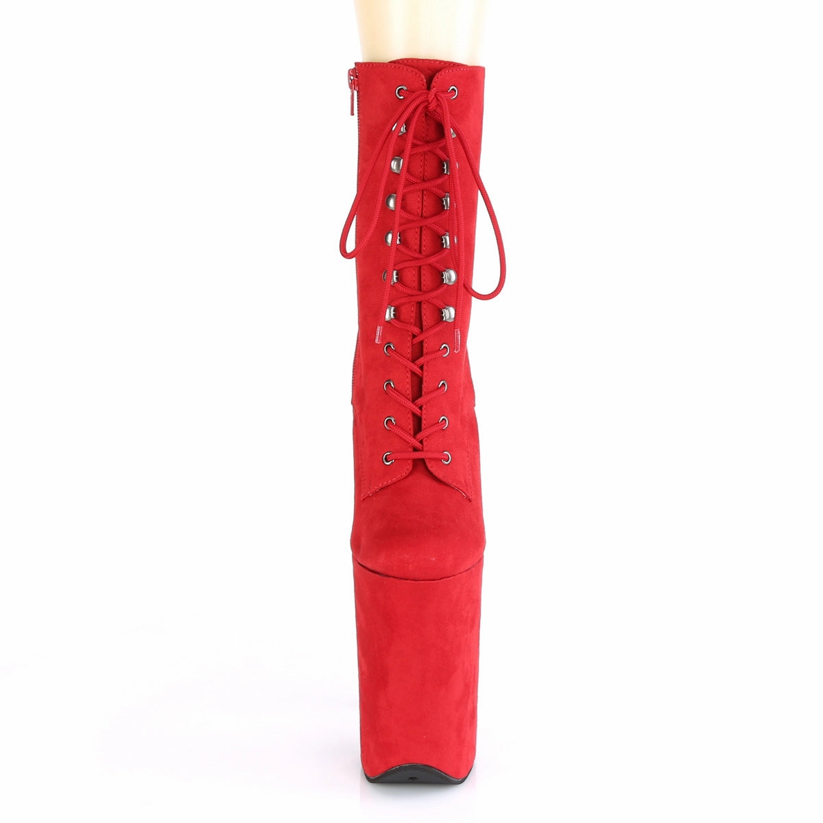 INFINITY-1020FS  Red Faux Suede/Red Faux Suede