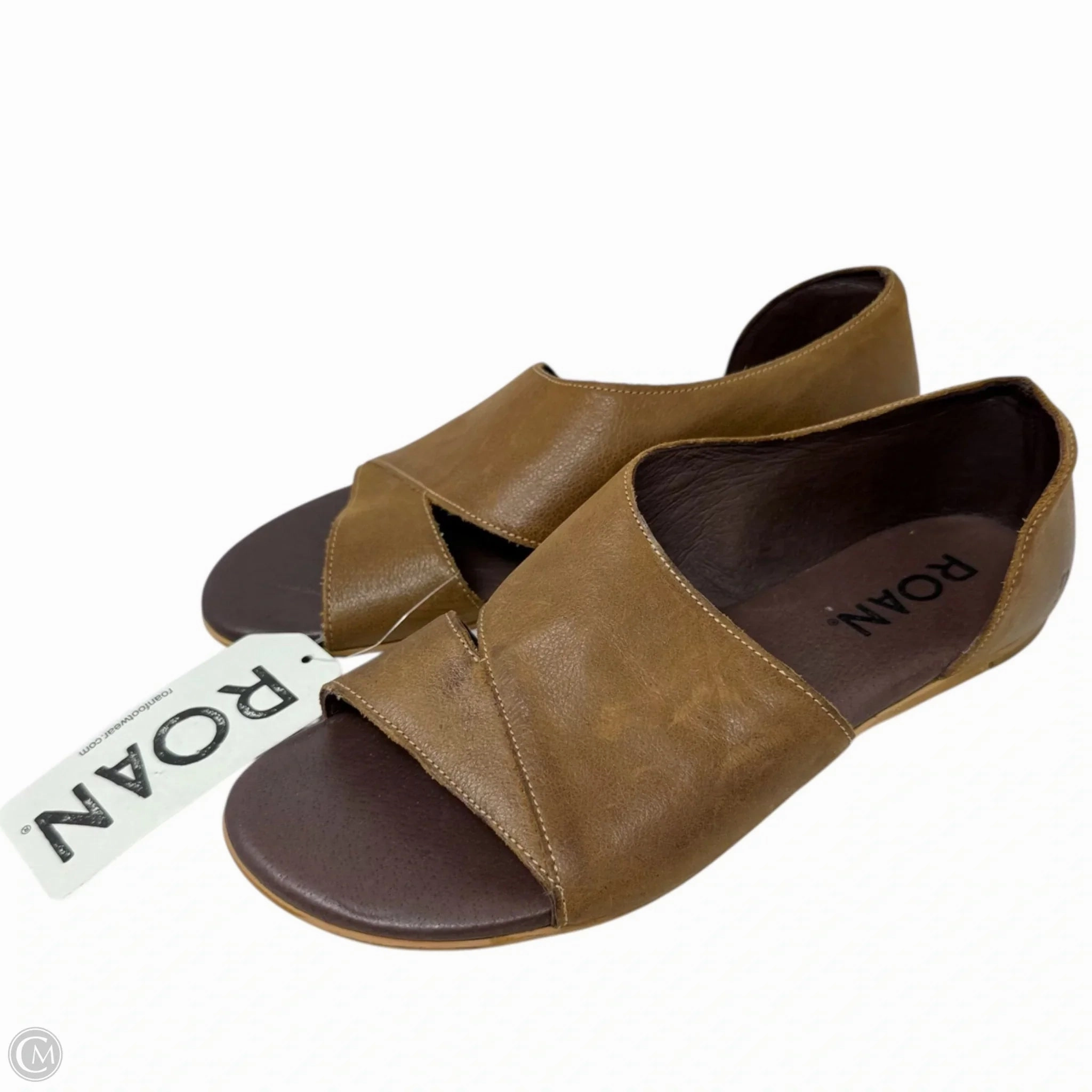 Irie ASYM Flat Sandals By Roan In Tan Brushed, Size: 8