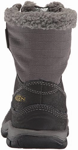 KEEN Unisex-Kinder Basin WP Trekking-& Wanderstiefel. Schwarz (Black/Gargoyle)