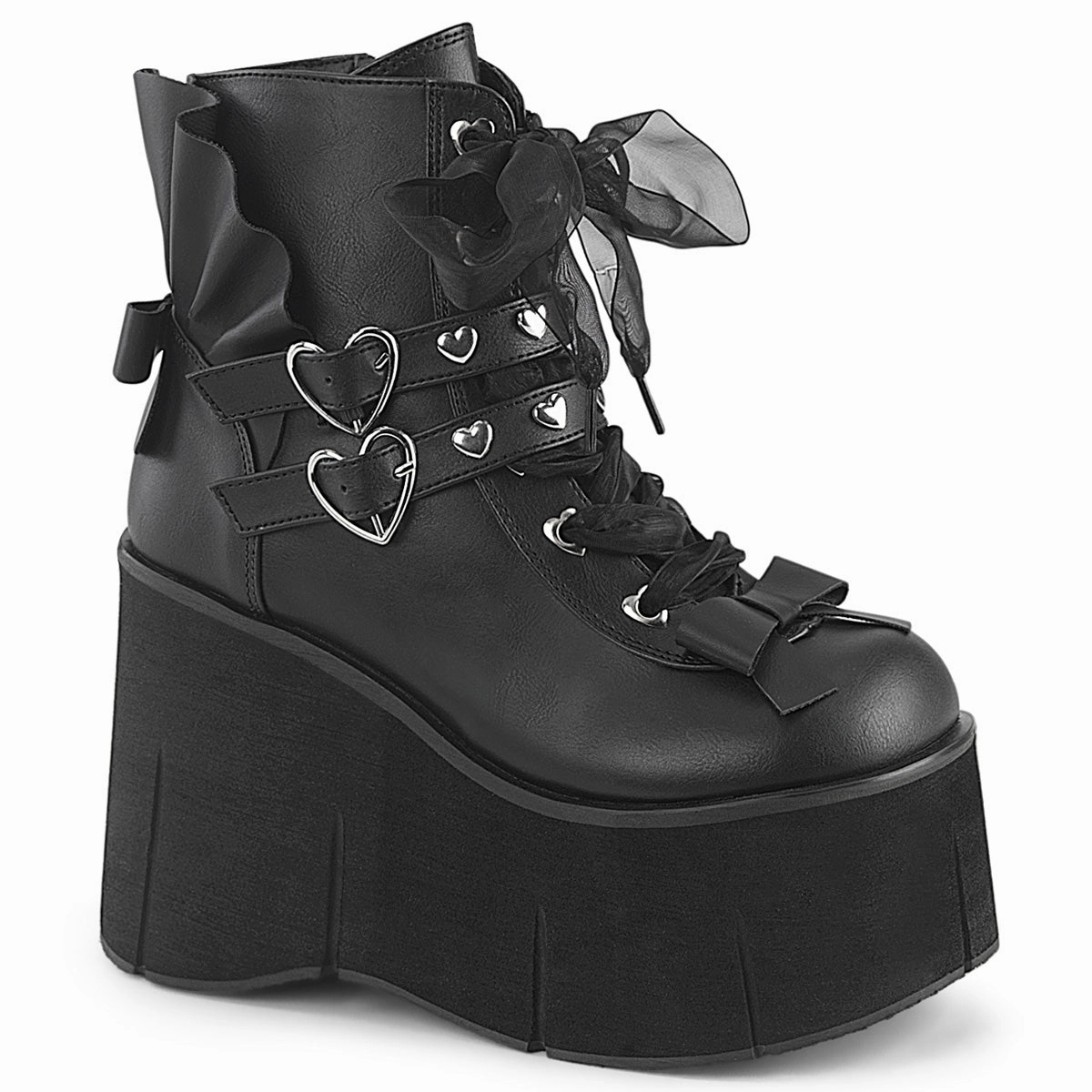 KERA-55  Black Vegan Leather