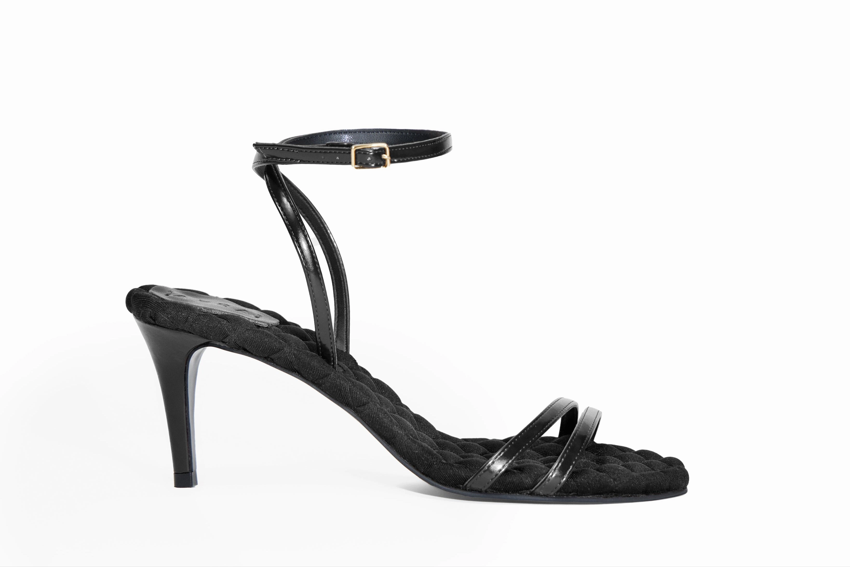 LAURA Black Brushed Leather