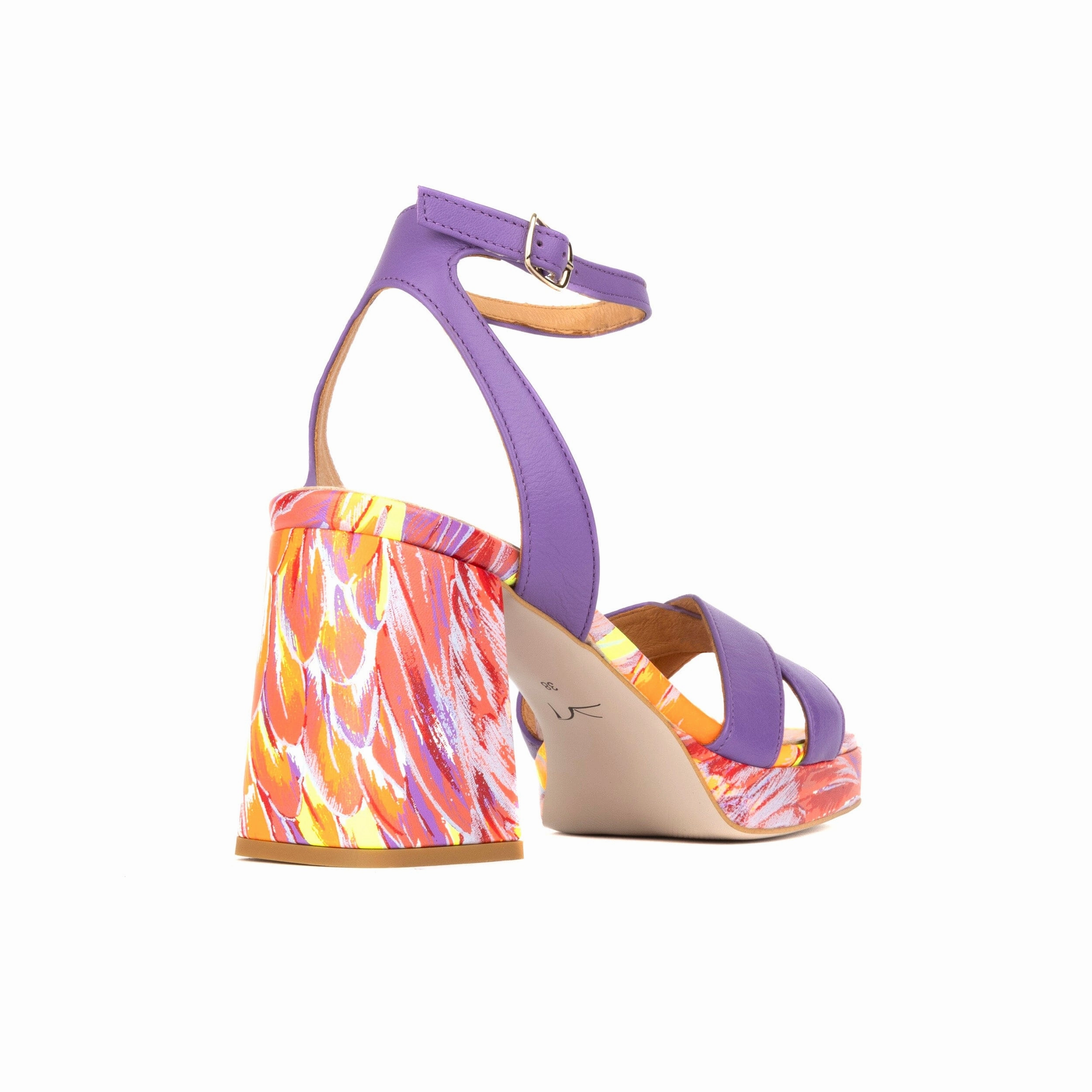 Long Beach - Purple & Bright Flamingo