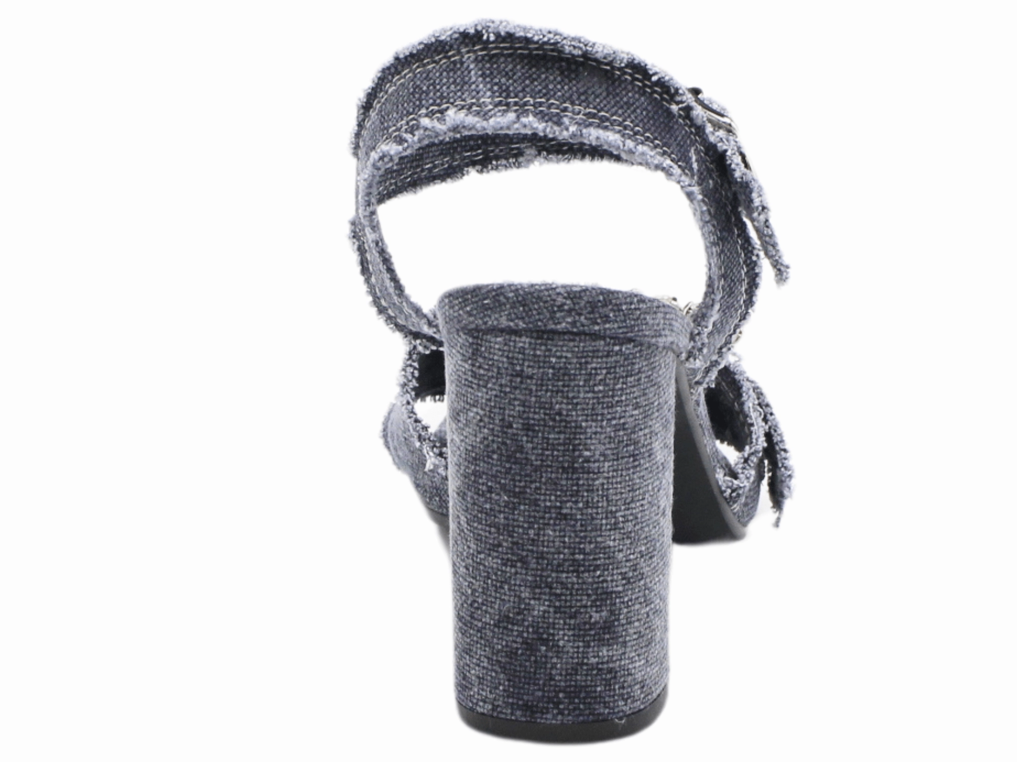 M284 Denim Heeled Sandal