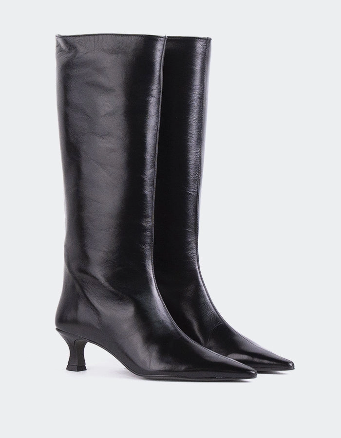Merit Black Leather