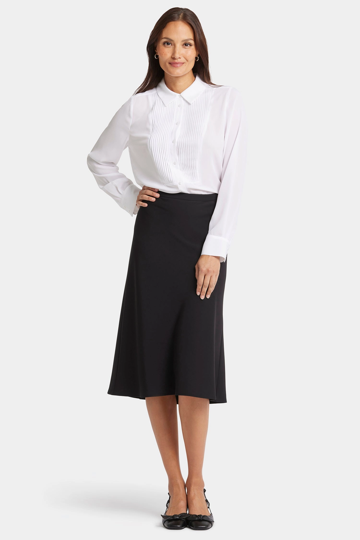 Midi Skirt  - Black