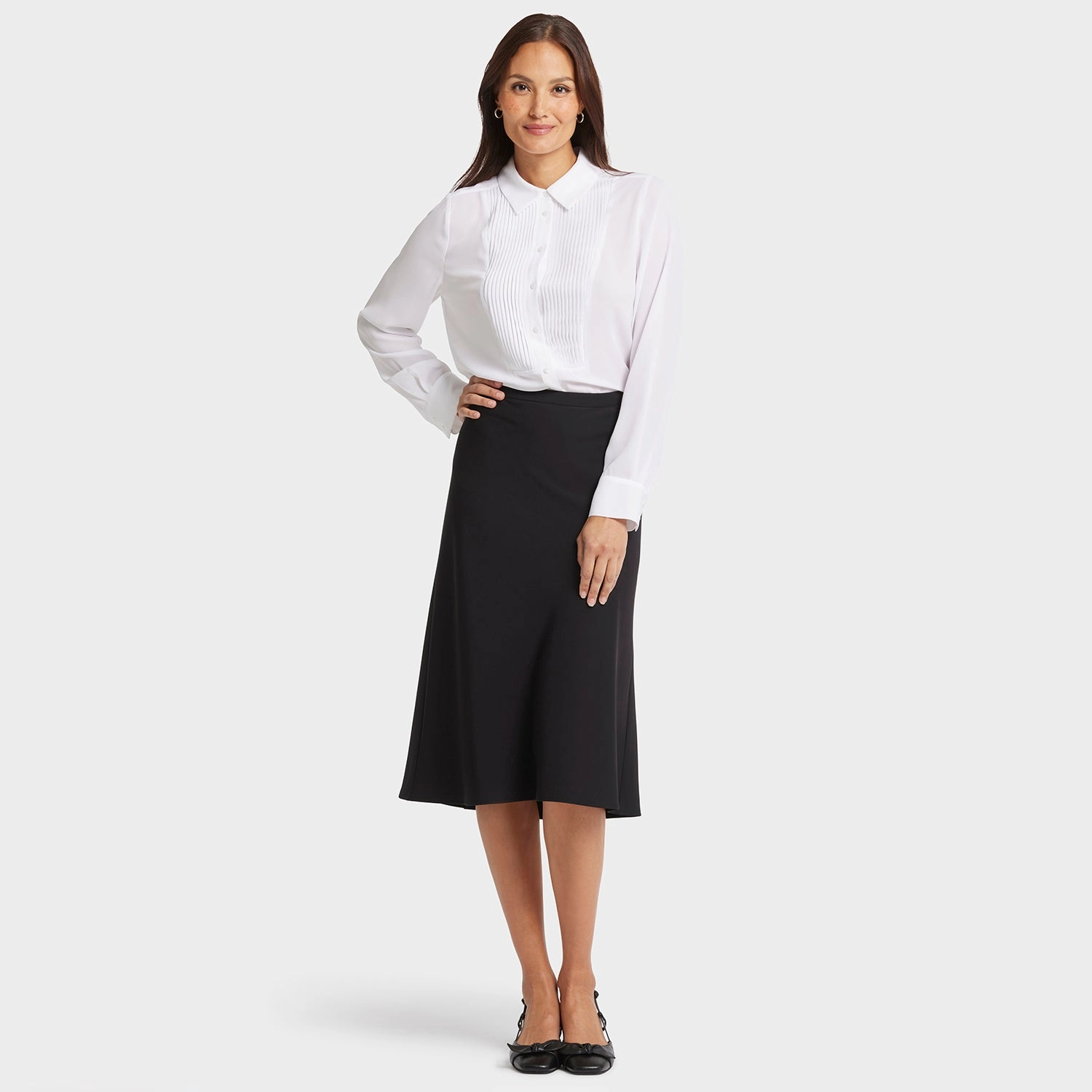 Midi Skirt  - Black