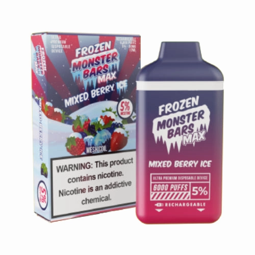 Monster Bars MAX - 6000 - Mixed Berry Ice