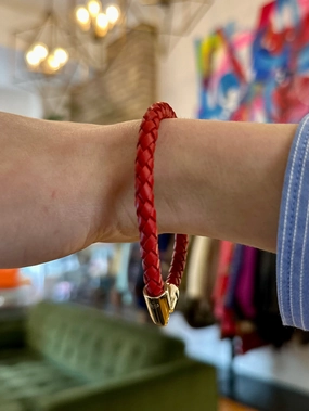 Mulberry Orange Rope Bracelet