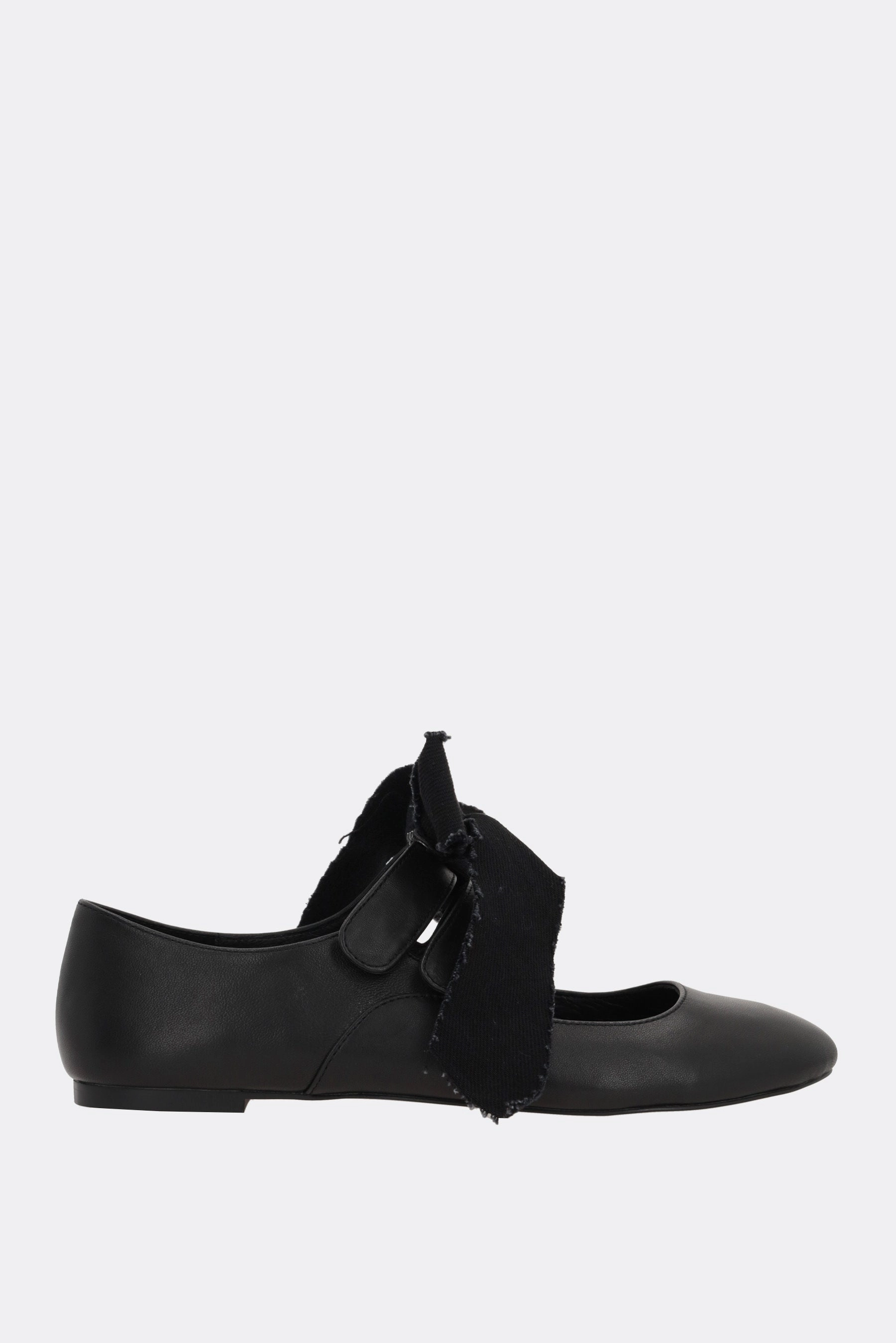 nappa mary-jane ballerinas with bow