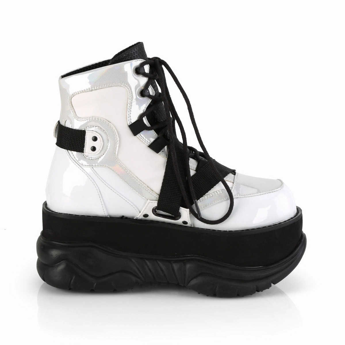 NEPTUNE-181  White Vegan Leather Multi