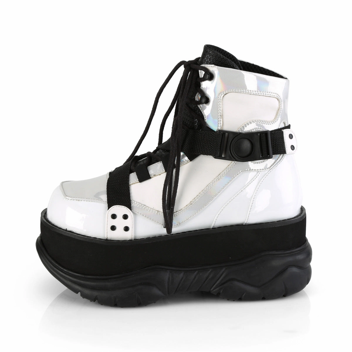 NEPTUNE-181  White Vegan Leather Multi