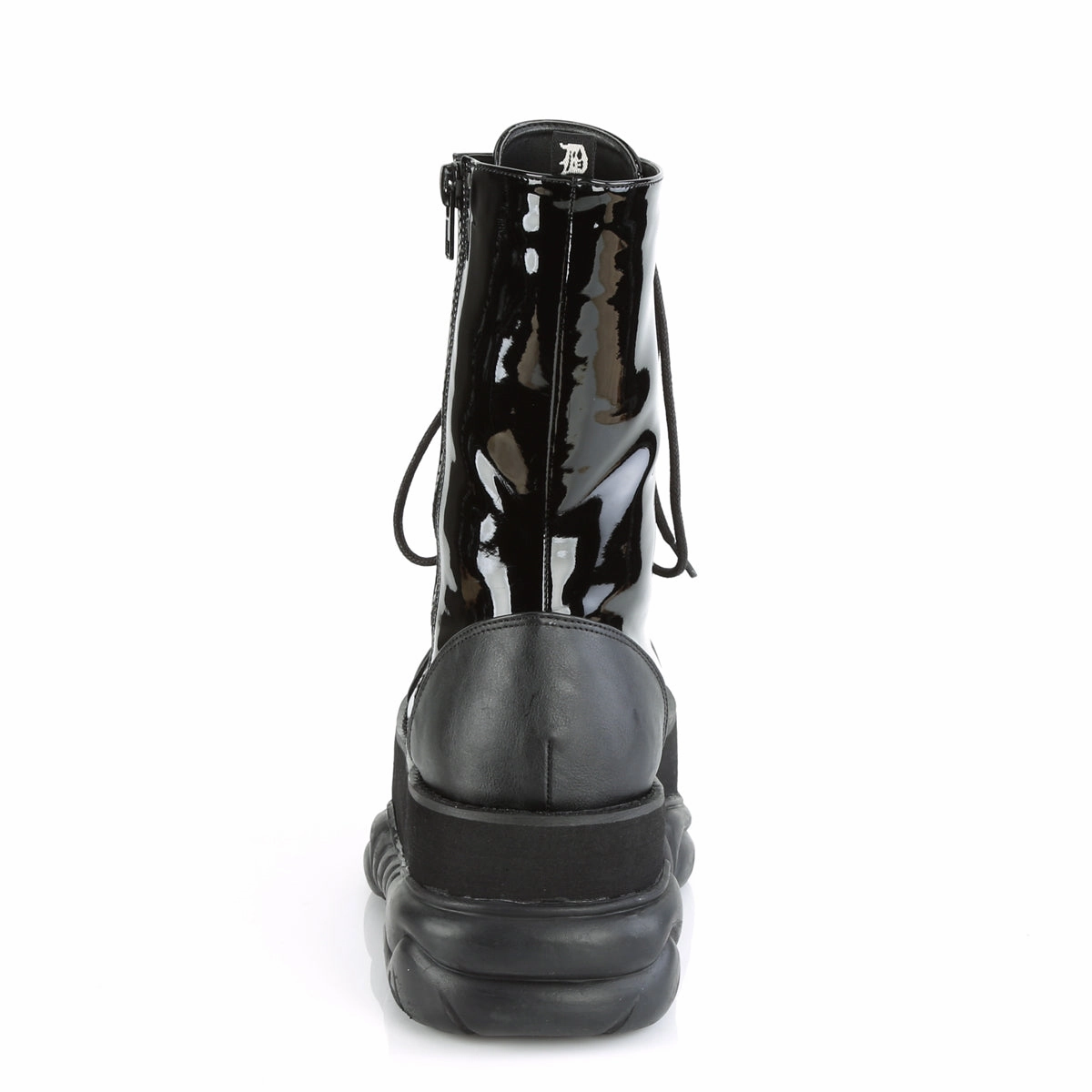NEPTUNE-200  Black Patent-Vegan Leather