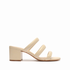 Olly Mid Block Nappa Leather Sandal