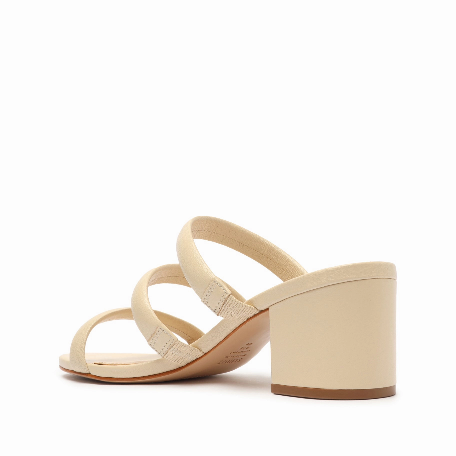 Olly Mid Block Nappa Leather Sandal