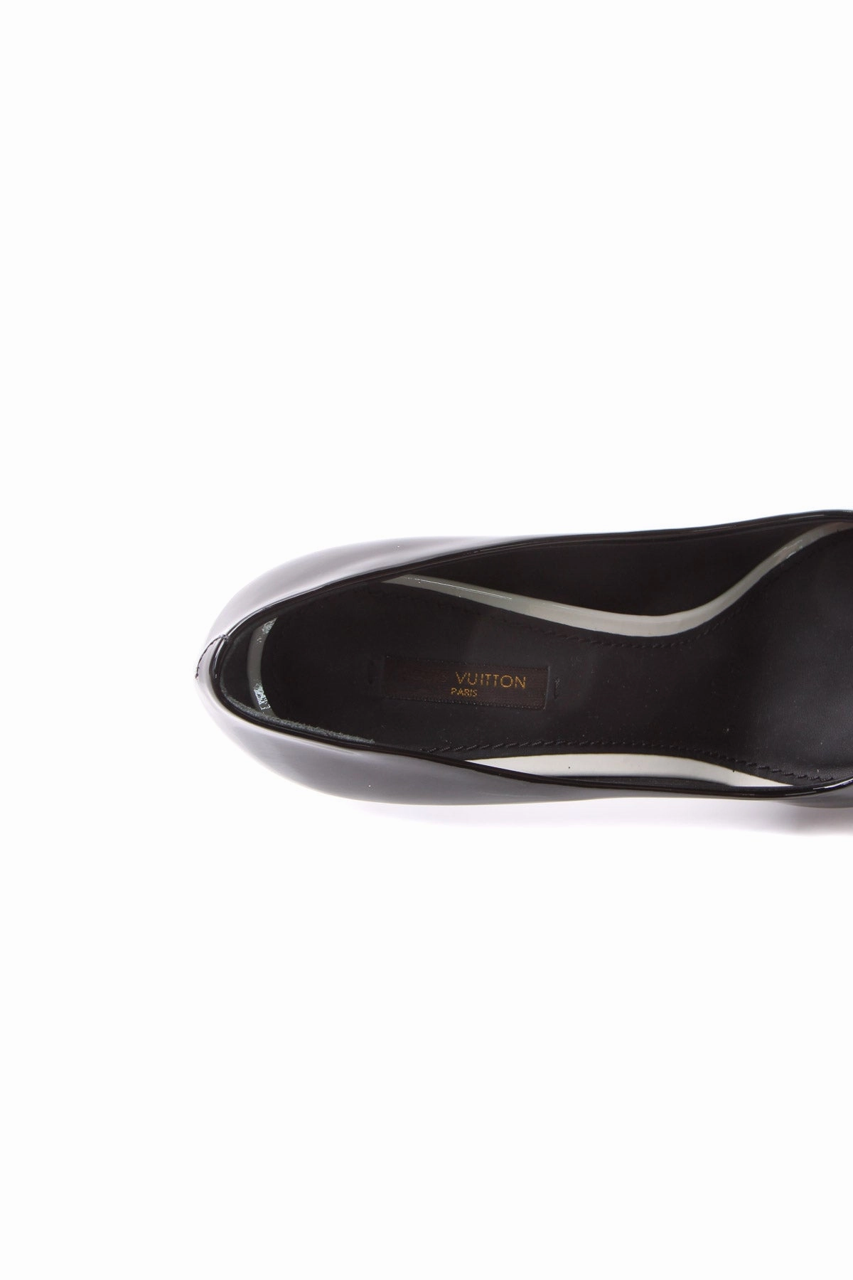 Patent Eyeline Peep-Toe Pumps - Size 40