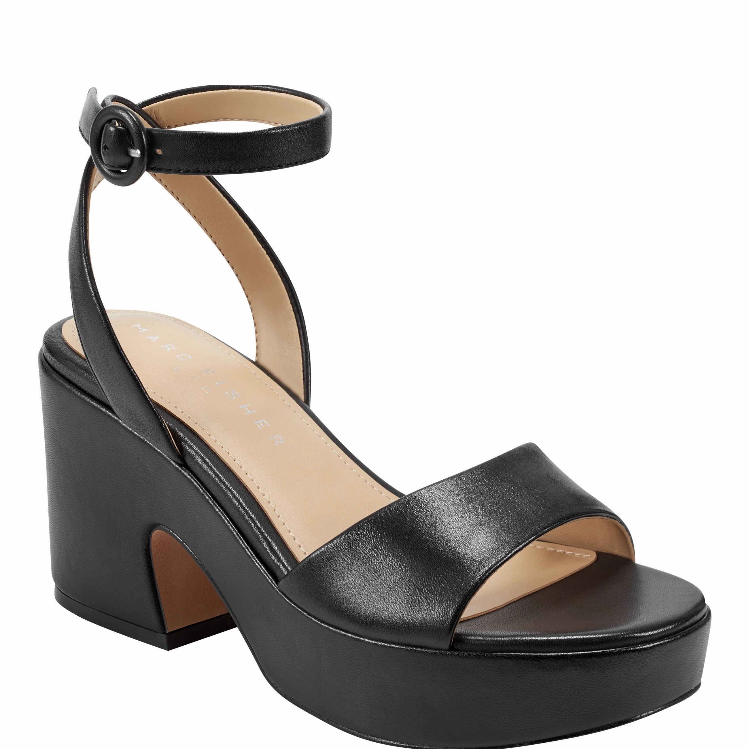 Razza Block Heel Platform Sandal