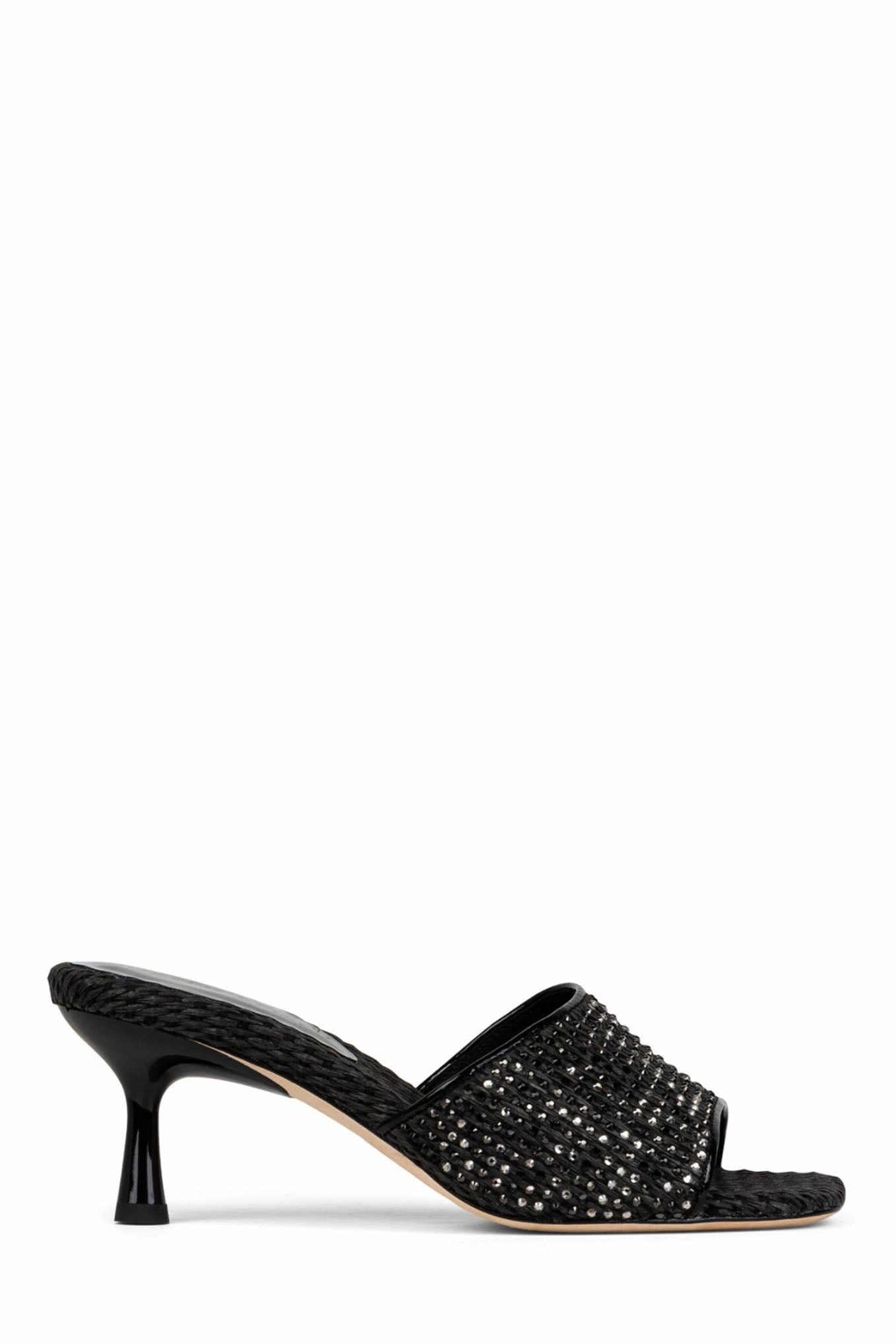 Rikki Sandal - Black Embellished
