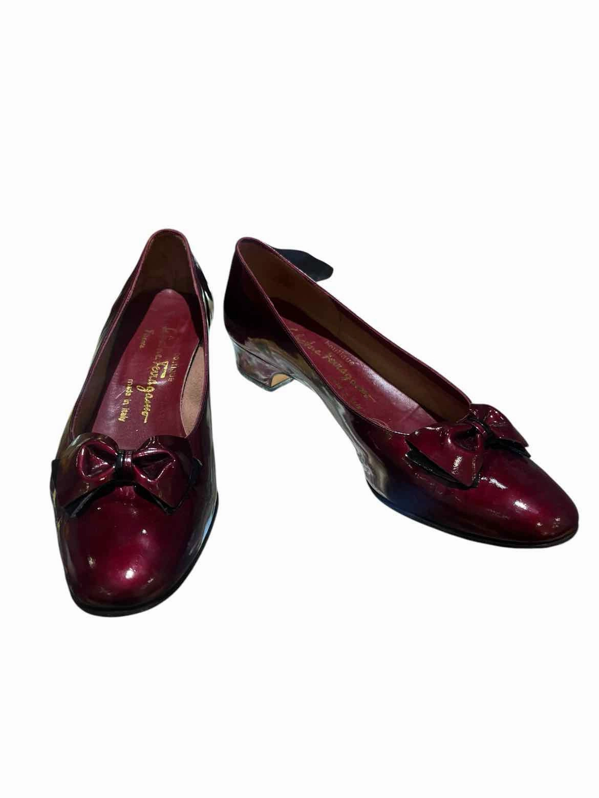 Salvatore Ferragamo Dark Red Size 8.5 Shoes