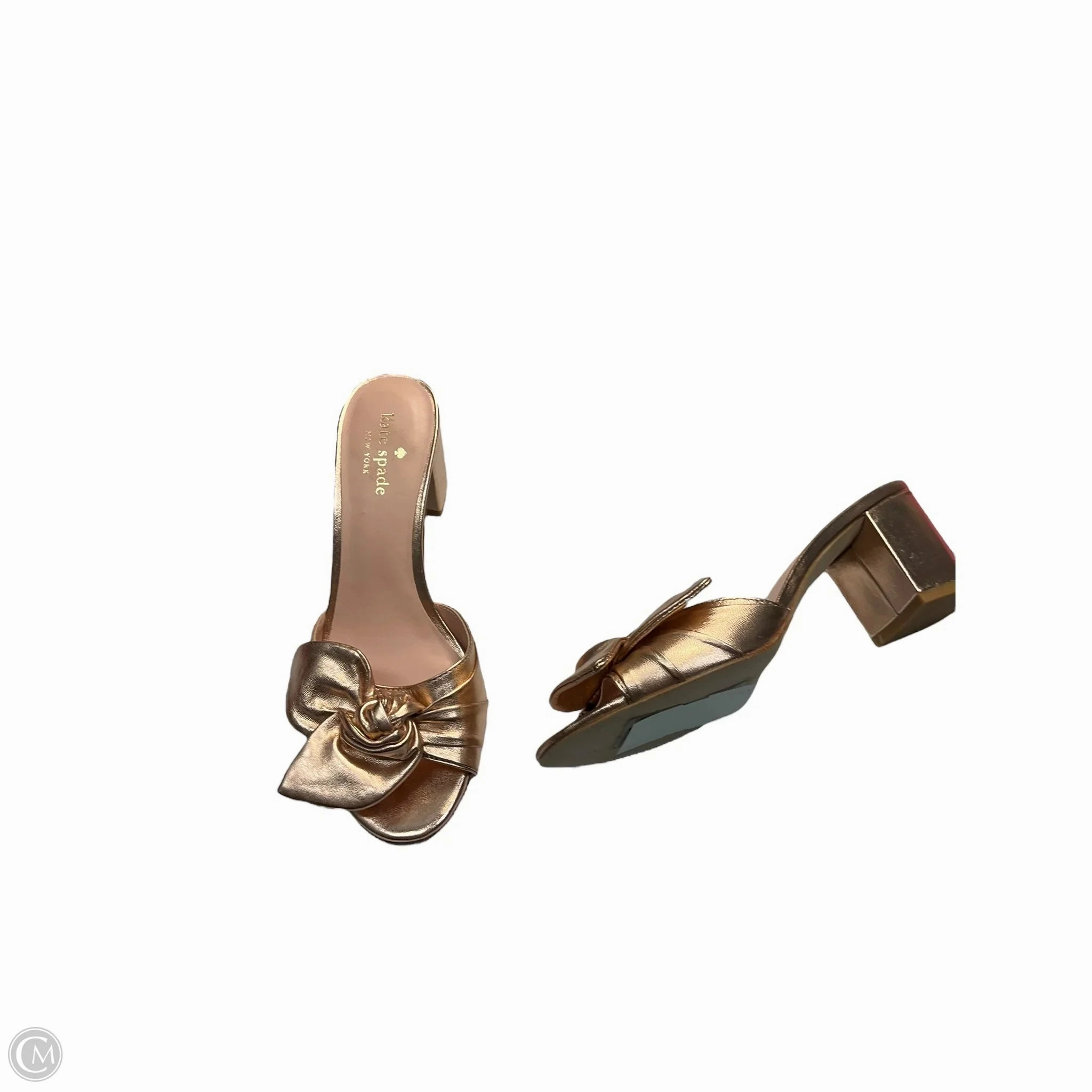 Sandals Designer By Kate Spade In Rose Gold, Size: 6.5