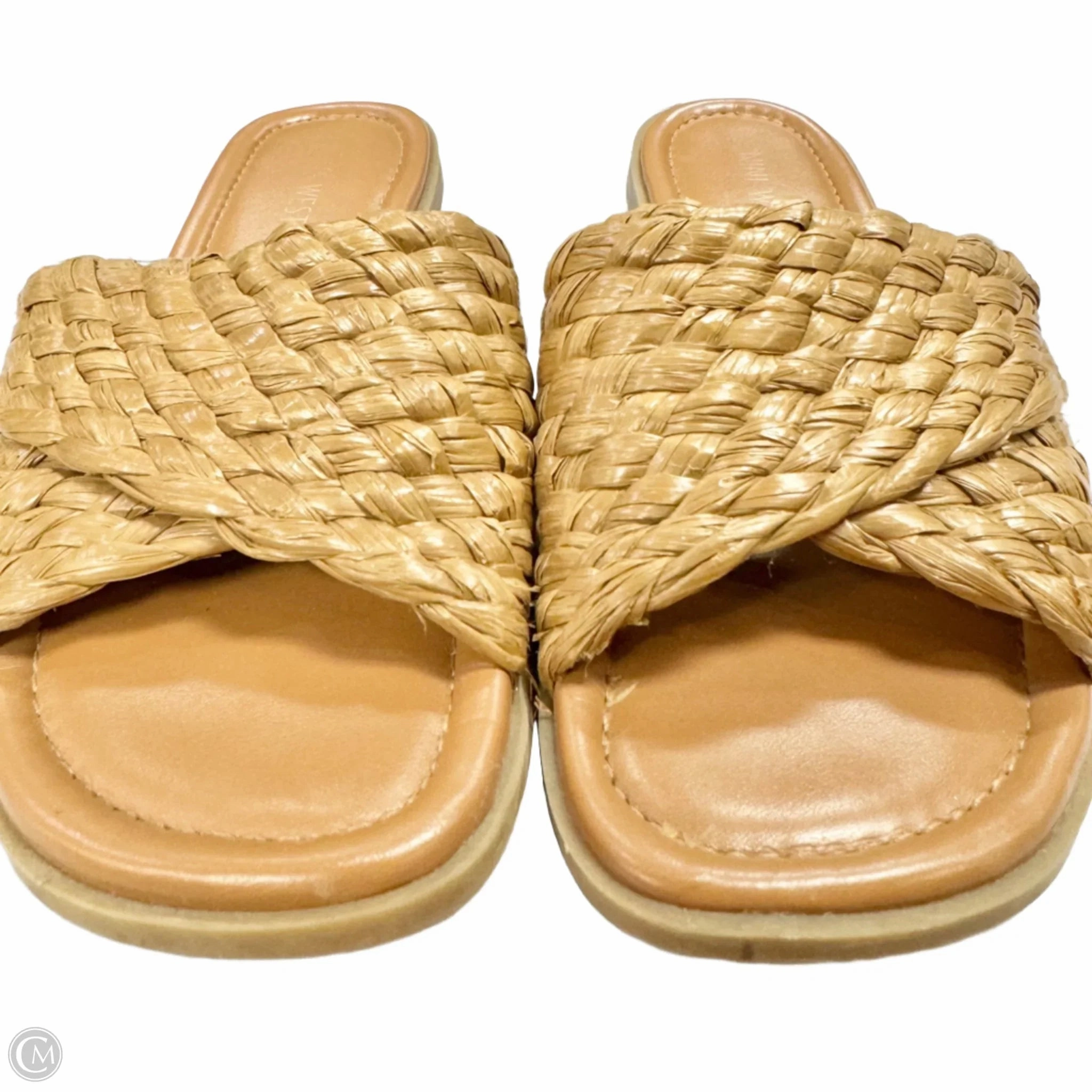 Sandals Flats By Nine West In Brown, Size: 8