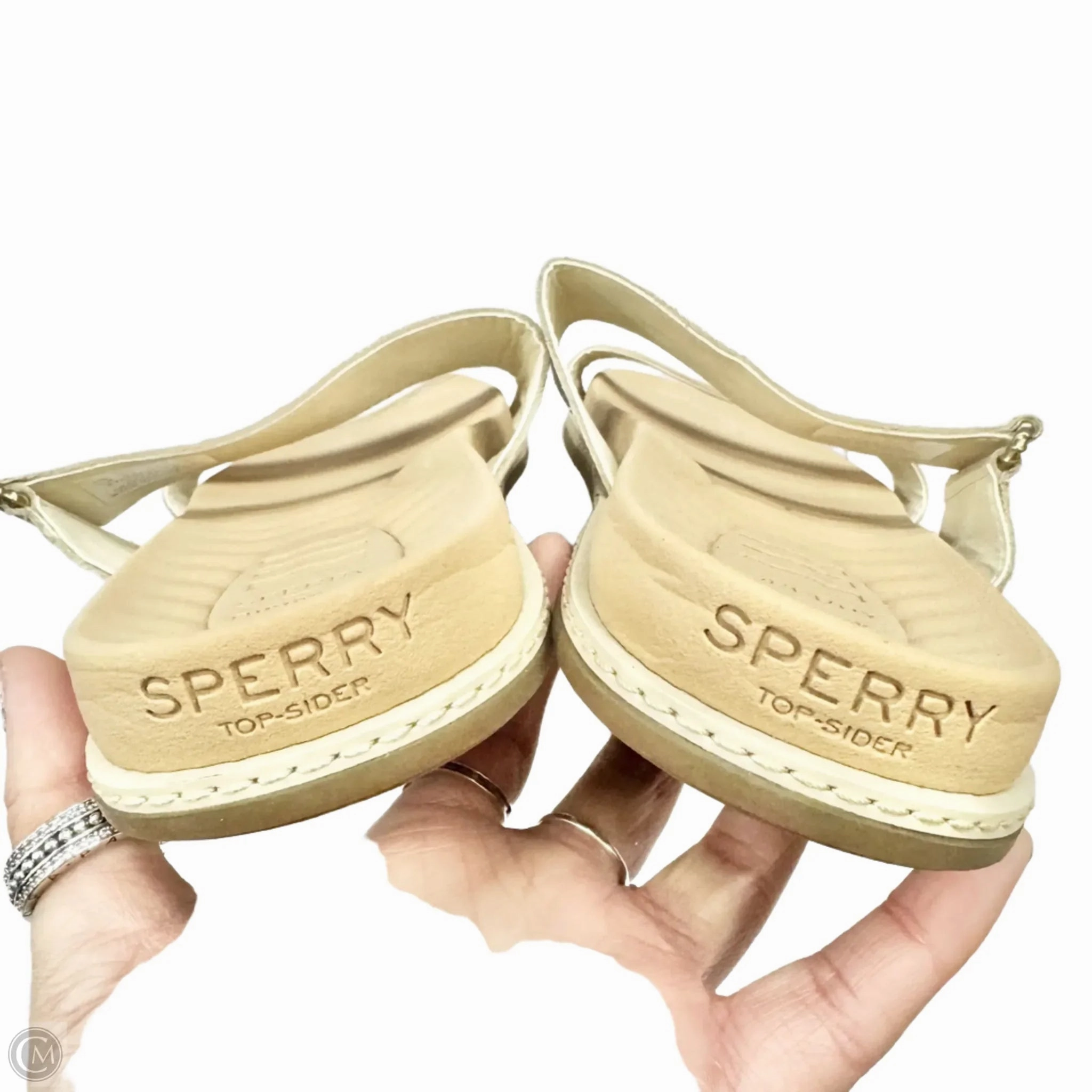 Sandals Flats By Sperry In Beige, Size: 12