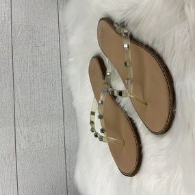 Sandals Flip Flops By A New Day In Tan, Size: 8