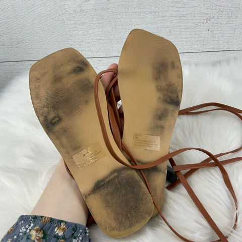 Sandals Flip Flops By Altard State In Brown, Size: 8