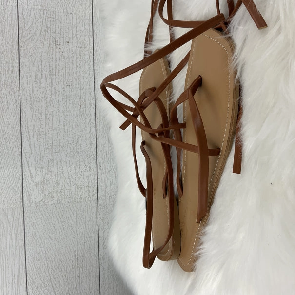 Sandals Flip Flops By Altard State In Brown, Size: 8