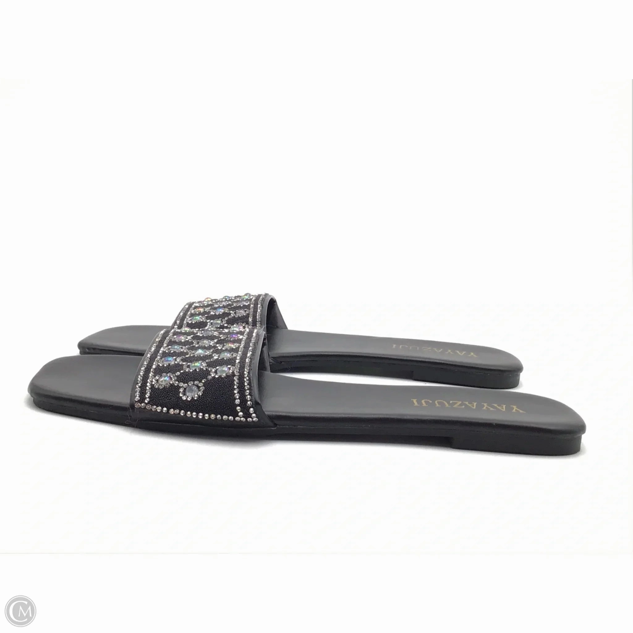 Sandals Flip Flops By Clothes Mentor In Black, Size: 9