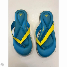 Sandals Flip Flops By Clothes Mentor In Blue, Size: 8