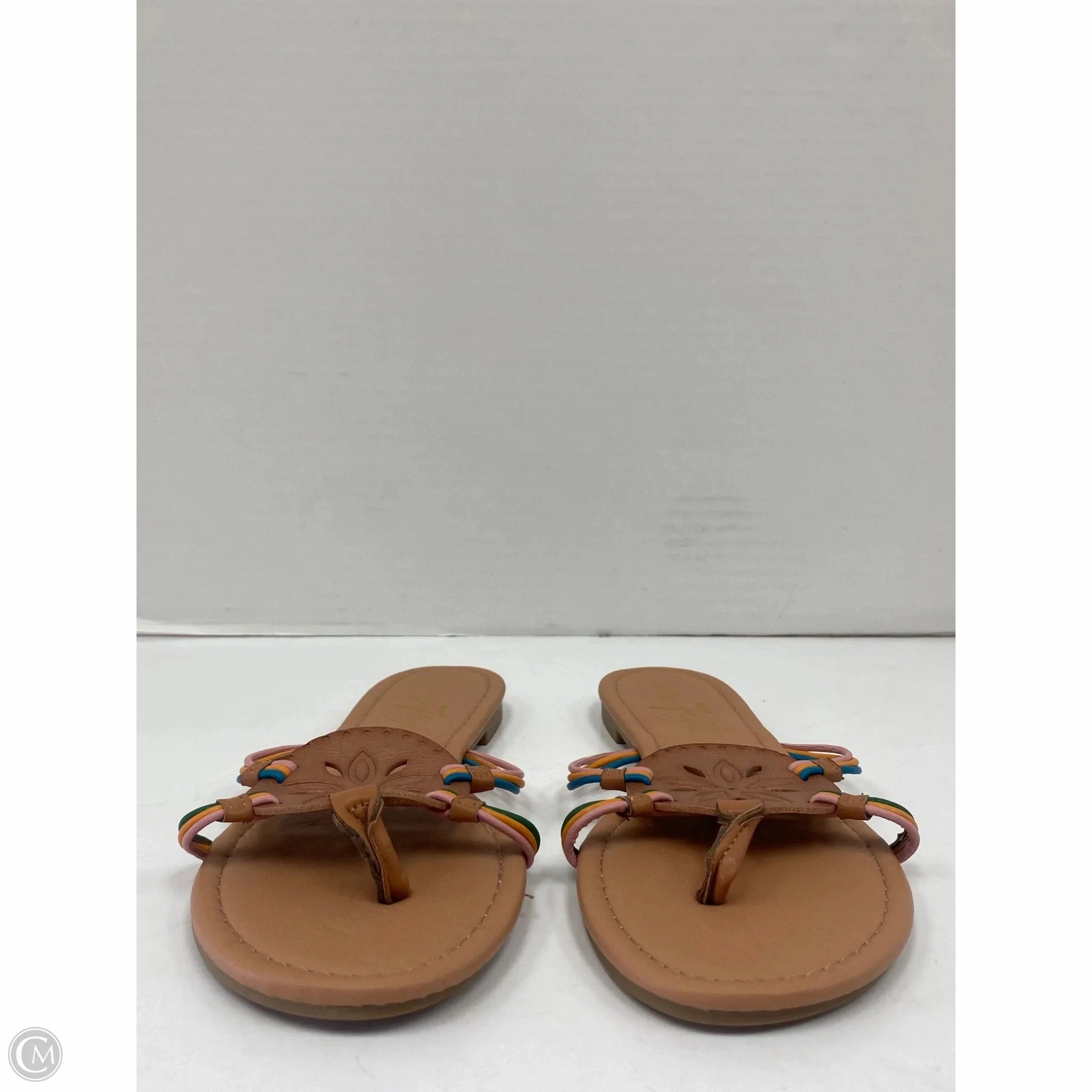 Sandals Flip Flops By Cmf In Beige, Size: 6