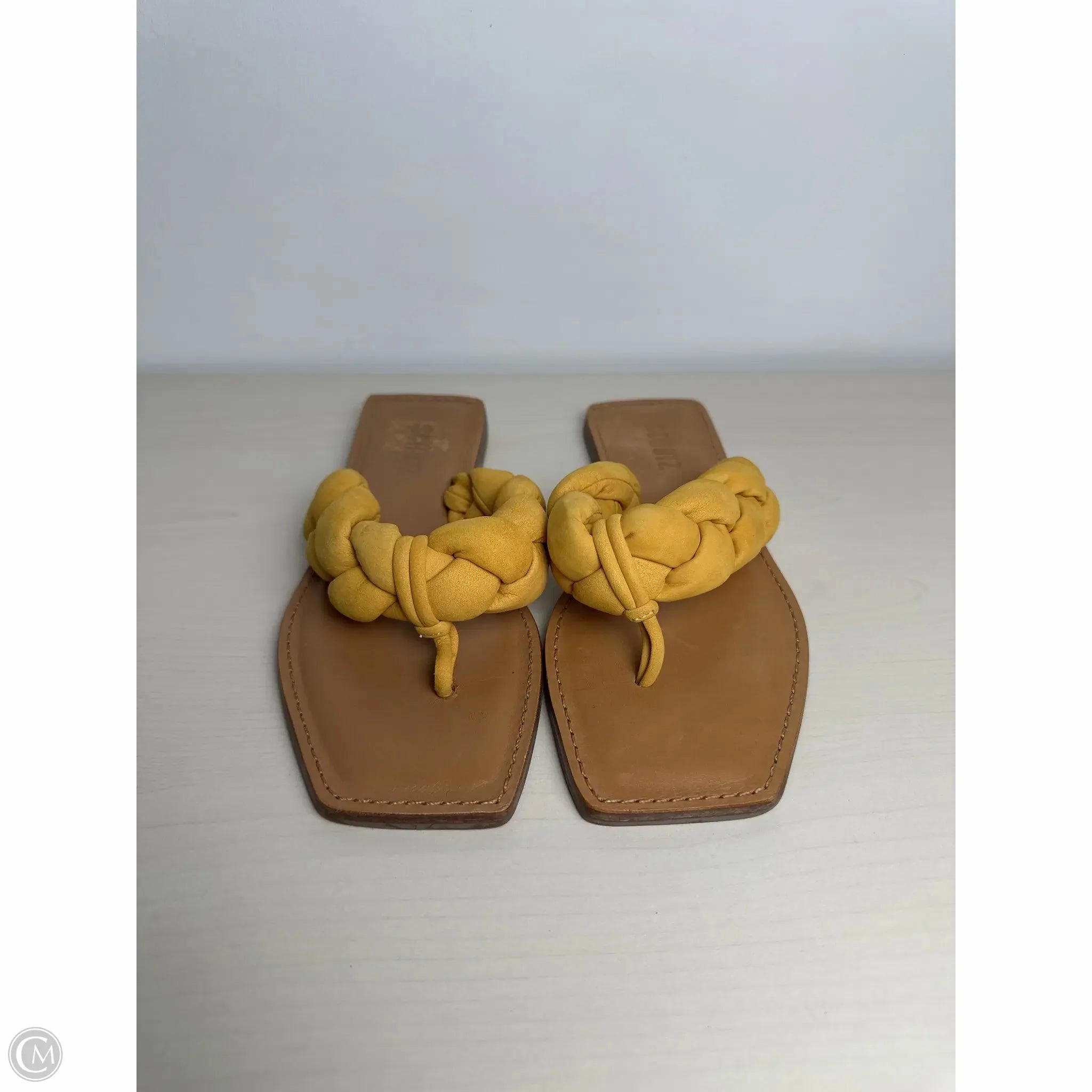 Sandals Flip Flops By SCHUTZ In Yellow, Size: 7