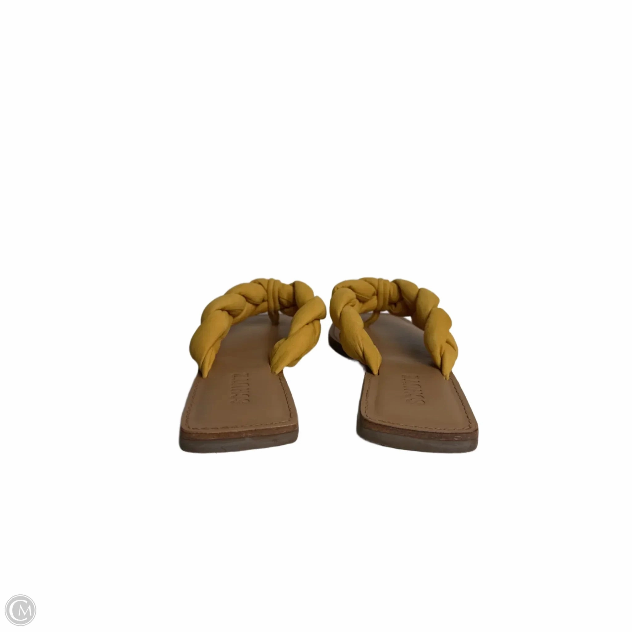 Sandals Flip Flops By SCHUTZ In Yellow, Size: 7.5