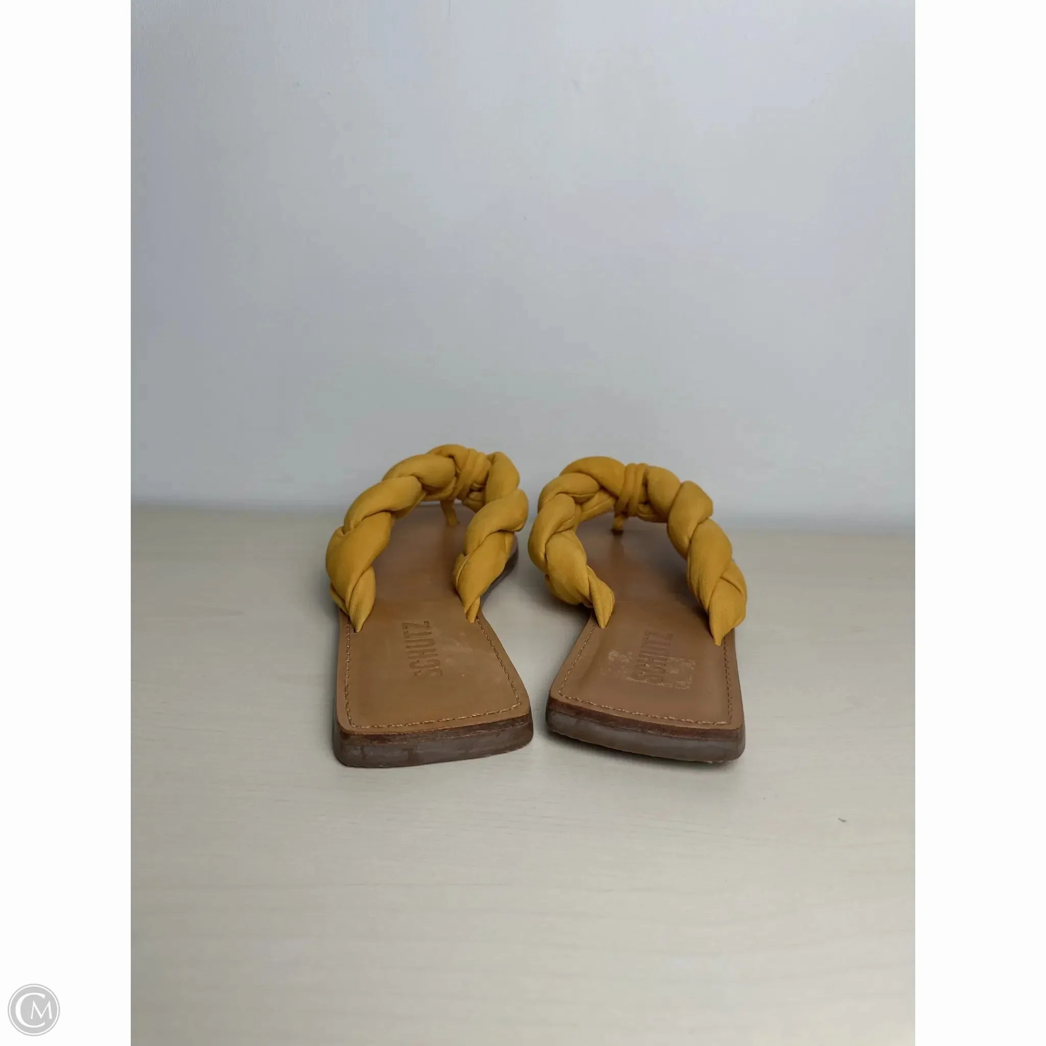 Sandals Flip Flops By SCHUTZ In Yellow, Size: 7