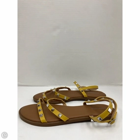 Sandals Flip Flops By Sonoma In Yellow, Size: 7