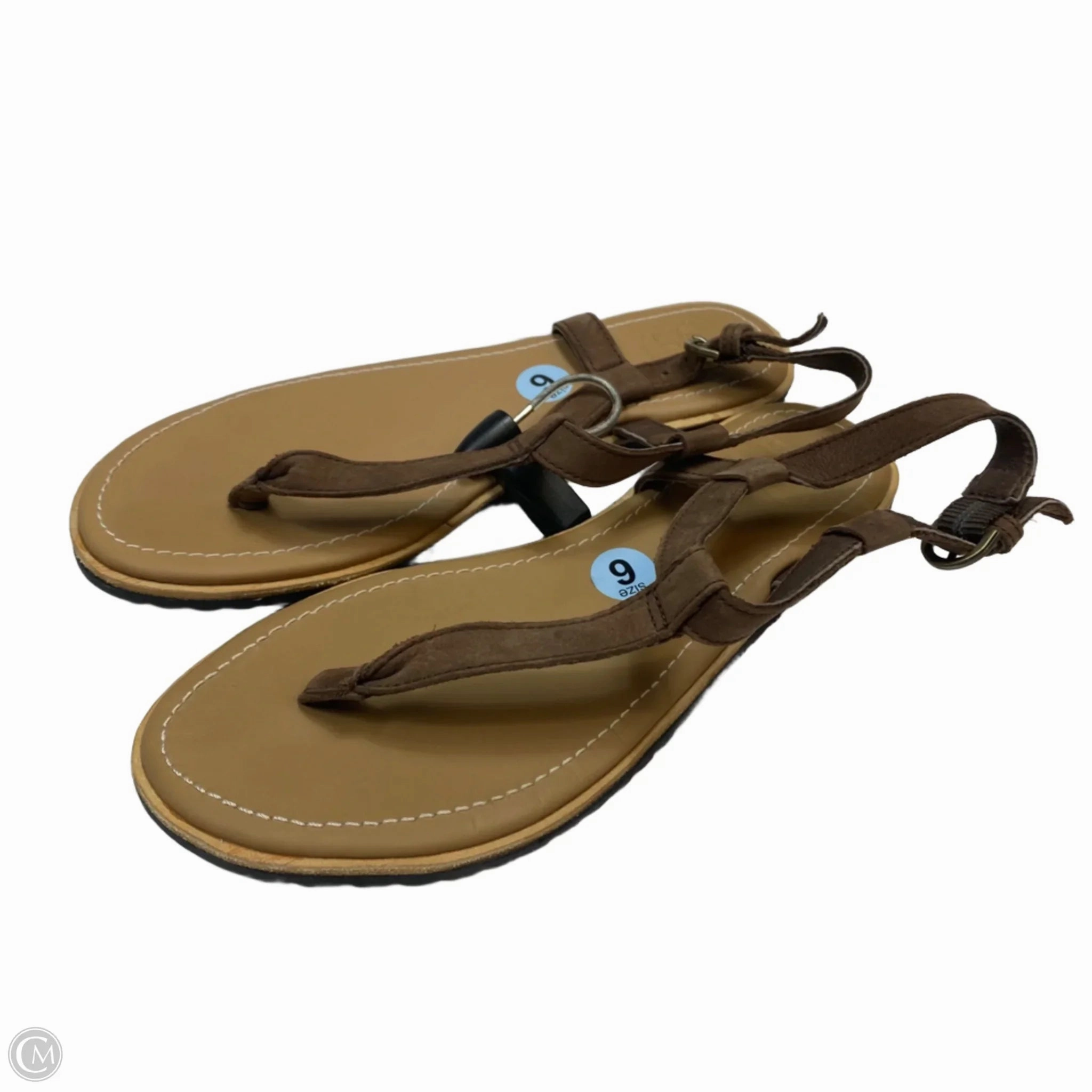 Sandals Flip Flops By Sorel In Brown, Size: 6