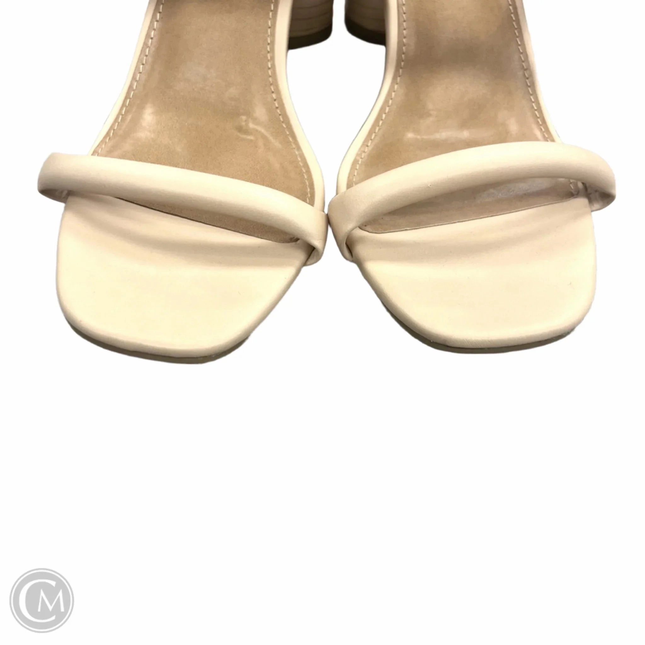 Sandals Heels Block By Dolce Vita In Tan, Size: 7
