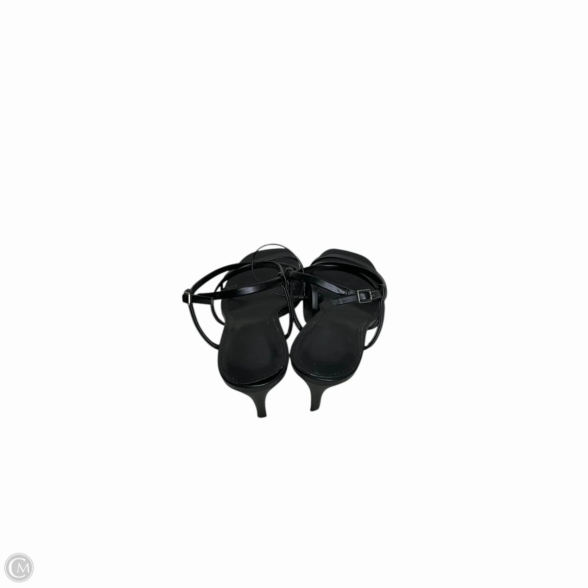 Sandals Heels Kitten By Calvin Klein In Black, Size: 11