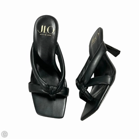 Sandals Heels Kitten By Jennifer Lopez In Black, Size: 7