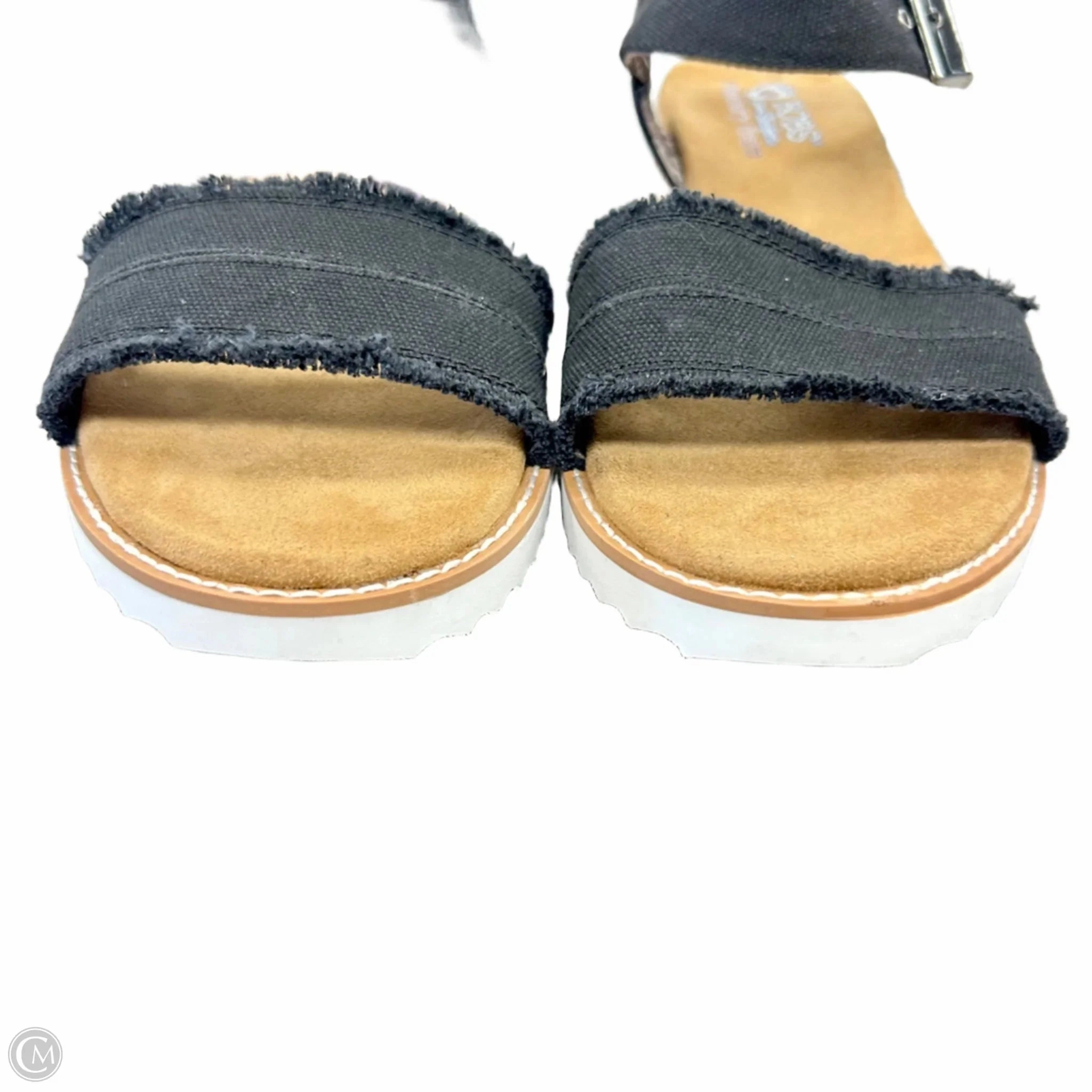 Sandals Heels Platform By Bobs In Black, Size: 9.5