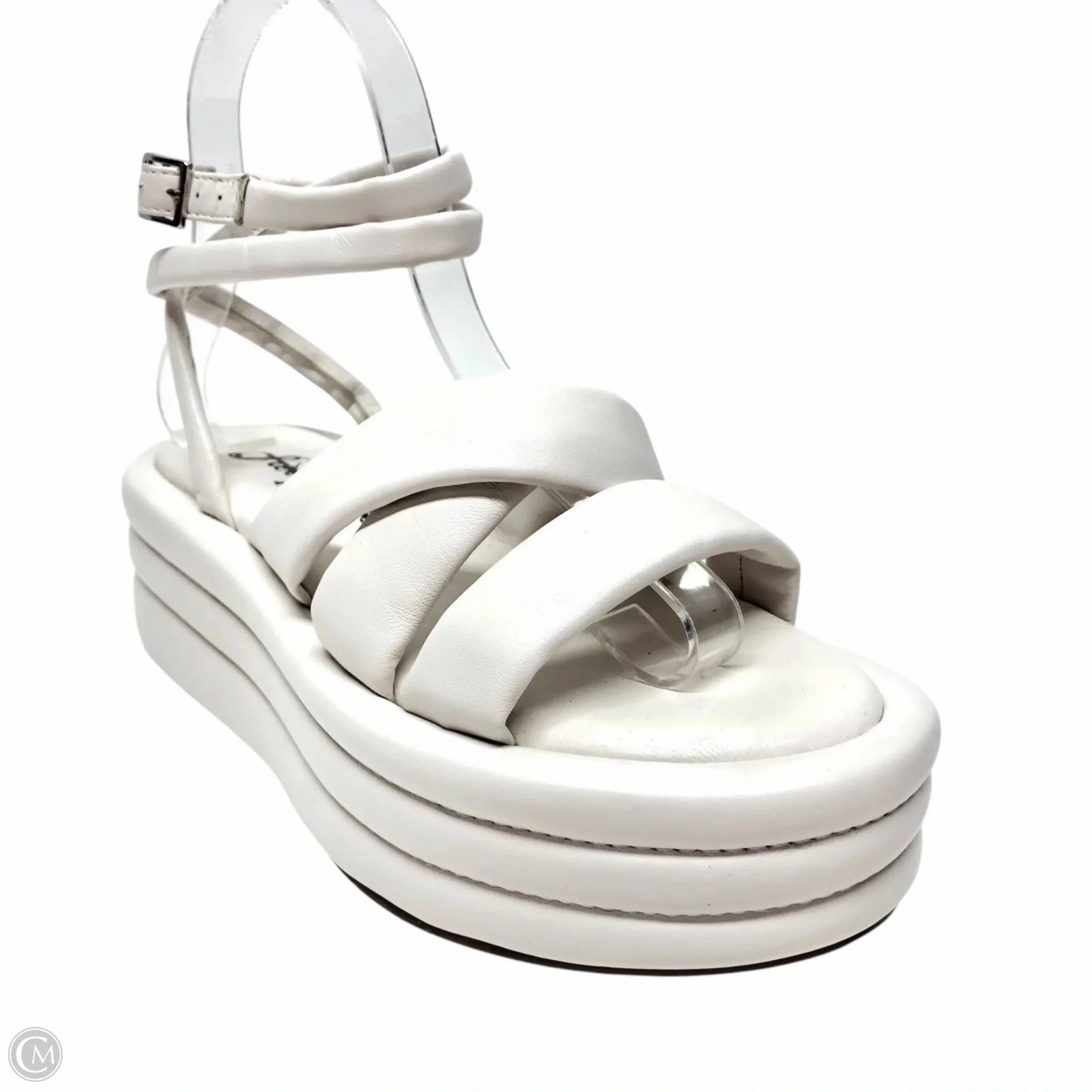 Sandals Heels Platform By Free People In White, Size: 6
